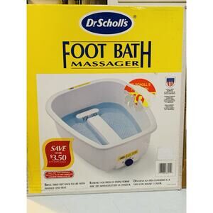 Dr. Scholl’s Vintage 1995 Food Bath Massager 4 Way Control Heat Massage Tested
